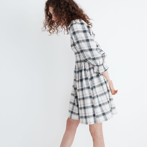 Madewell Smocked Dress - Picture 4 of 10